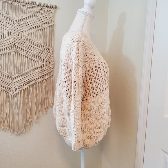 ANTHROPOLOGIE MOTH CHENILLE STITCHED PULLOVER! Size Small. - Picture 3 of 10